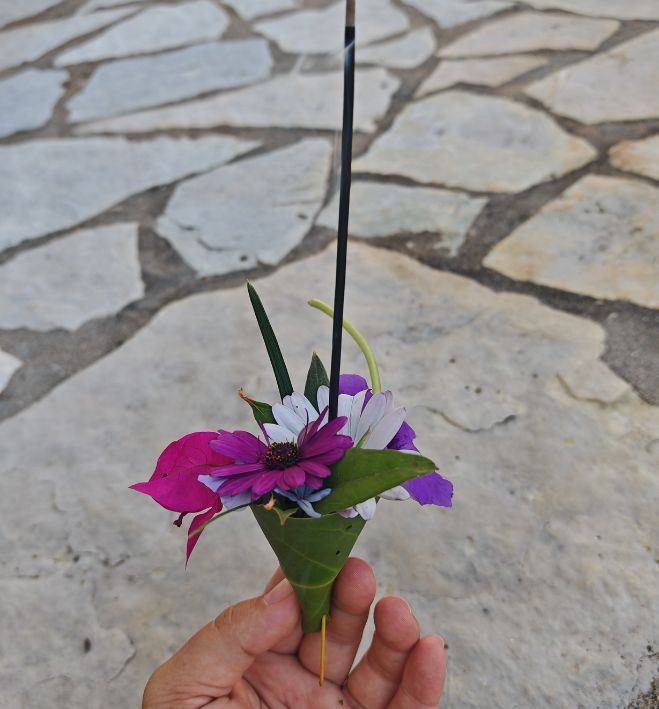 Ofrenda Räucherwerk Naturmaterielien
