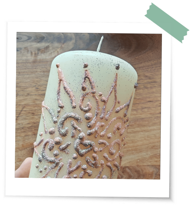 DIY Familienkerze gestalten für die Rauhnächte