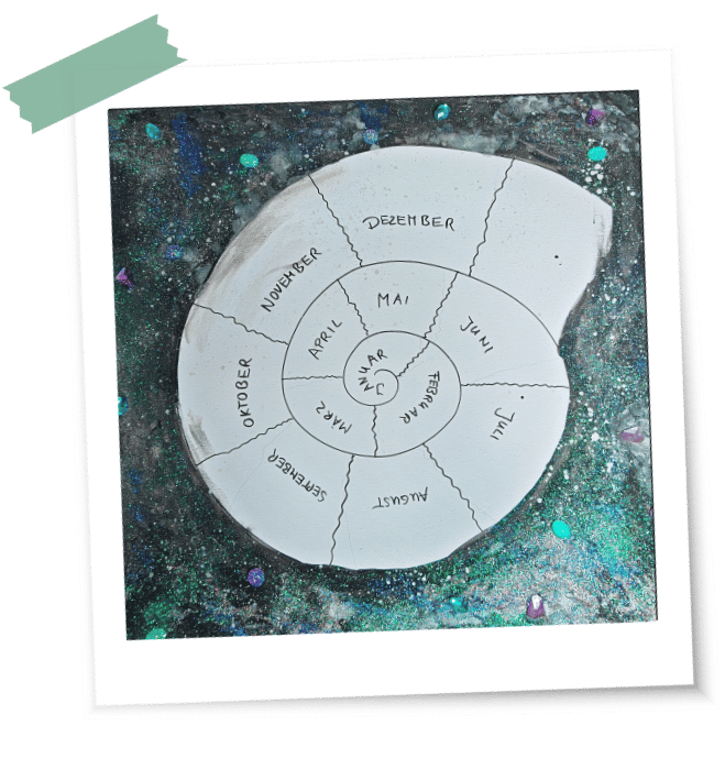 Die Rauhnachtsspirale - Ein Kunstwerk für Familien