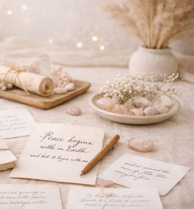 Friedenszitate aus aller Welt für dein Ritual