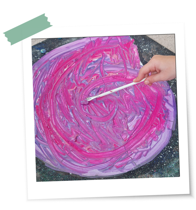 Rauhnachtsspirale gestalten mit Farben, Symbolen und persönlichen Eindrücken aus den Rauhnächten