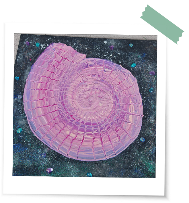 Fertige Rauhnachtsspirale als kreatives Ritual für das neue Jahr und persönliche Jahresausrichtung