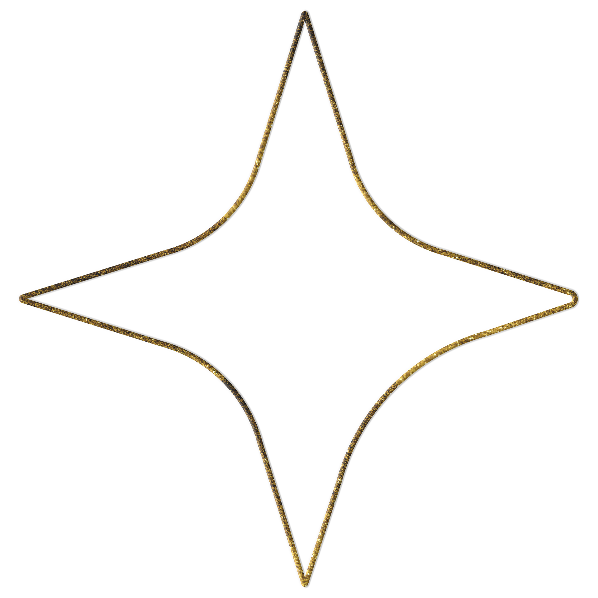 Raute_outline_gold Stern Ritualwelt gold gefärbt